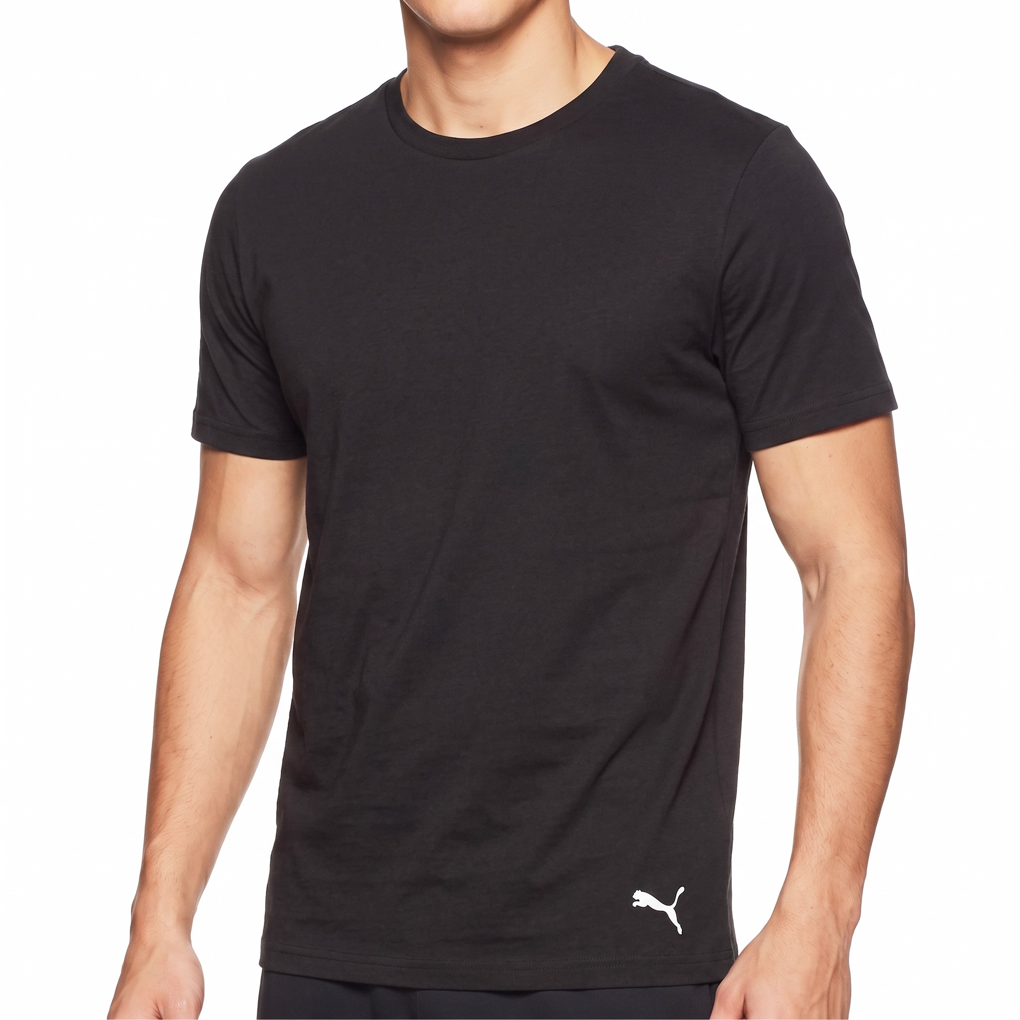 Branded Men's Short Sleeve Crew Neck Cotton T-Shirt
