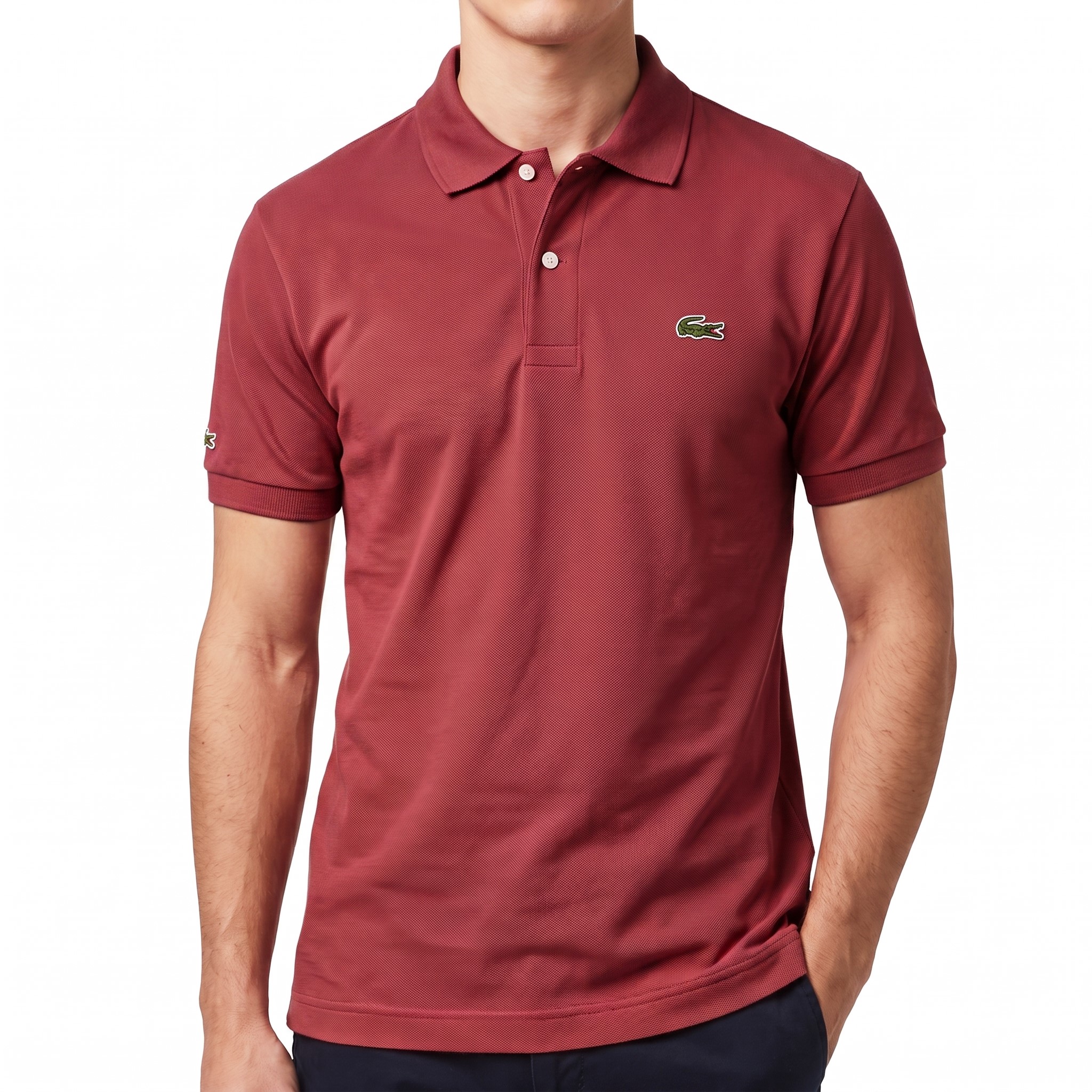 Premium Men's Classic Fit Short Sleeve Cotton Pique Polo T-Shirt