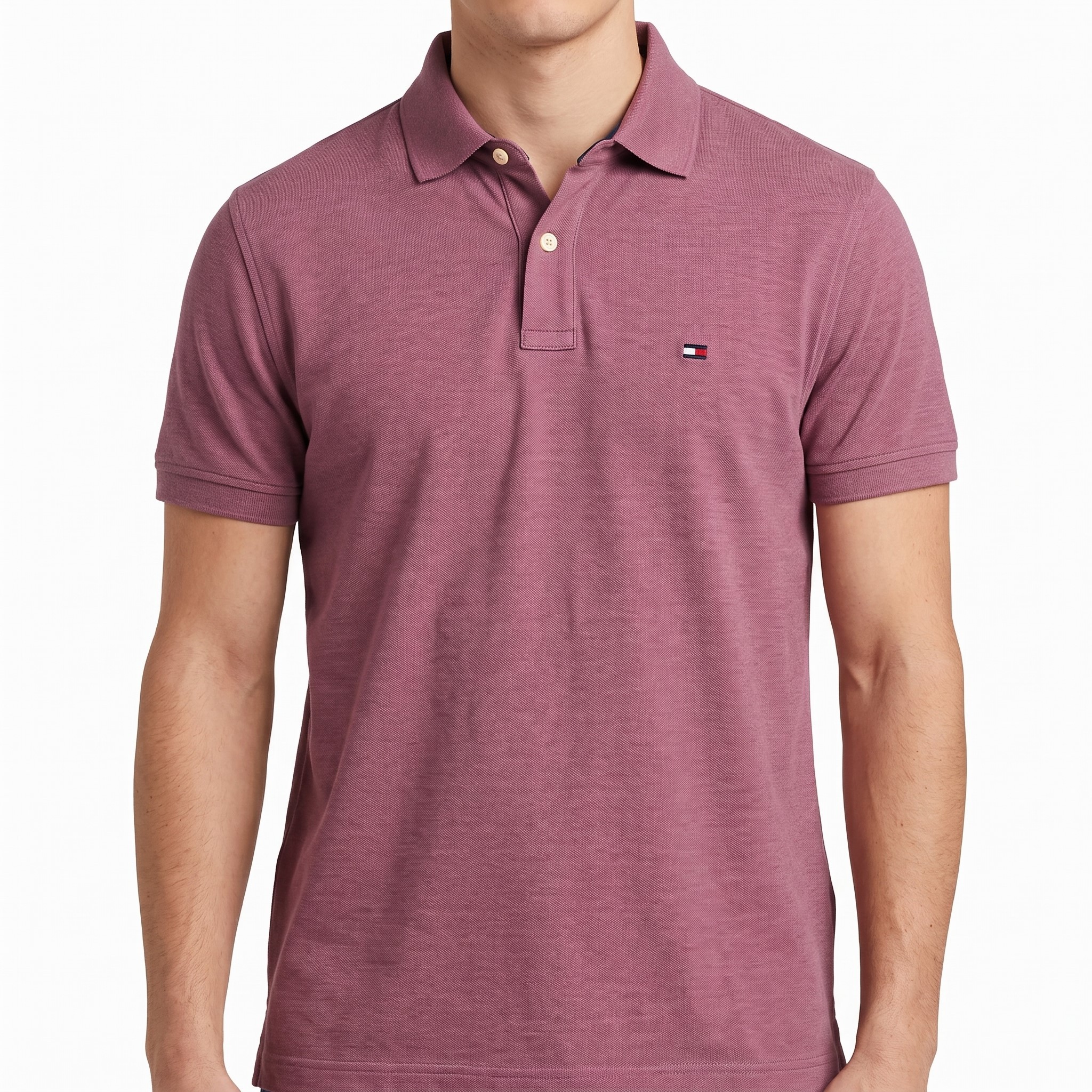 Premium Men's Short Sleeve Collared Polo T-Shirt